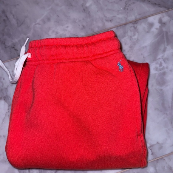 Polo Ralph Lauren Coral/Light Red Color Sweatpants Mens/Womens Size M - Picture 11 of 14